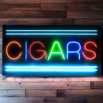 12"x24" Neon Led Sign 12"x24" - Cigars [LED-NS010]